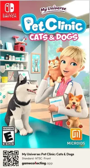 My Universe: Pet Clinic: Cats & Dogs Nintendo Switch, NTSC box front