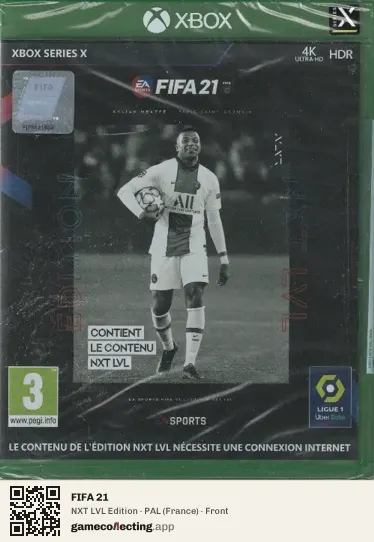 FIFA 21 Xbox Series X, France box front