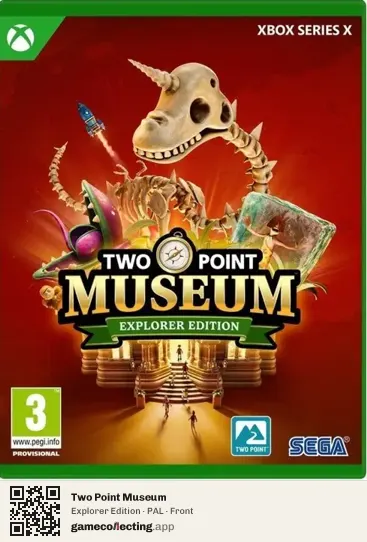 Two Point Museum Xbox Series X, PAL box front