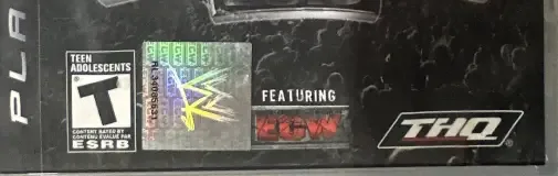 WWE SmackDown vs. Raw 2010, the ESRB box on its front