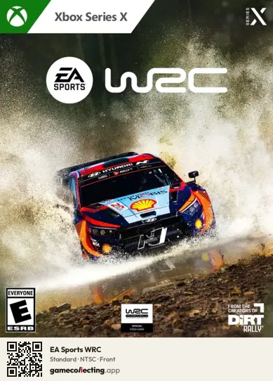 EA Sports WRC Xbox Series X, NTSC box front