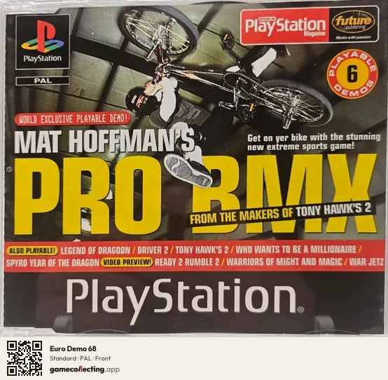 Euro Demo 68 PlayStation, PAL box front