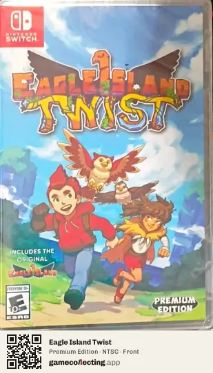 Eagle Island Twist Nintendo Switch, NTSC box front