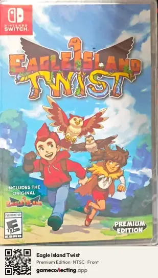 Eagle Island Twist Nintendo Switch, NTSC box front