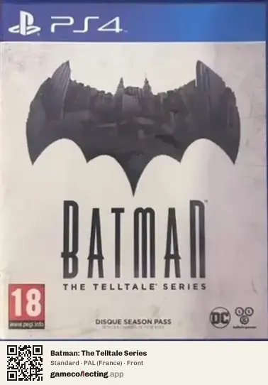 Batman: The Telltale Series PlayStation 4, France box front