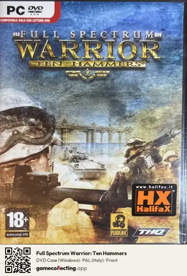 Full Spectrum Warrior: Ten Hammers Computer, Italy box front