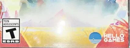 No Man's Sky, the ESRB box on its front
