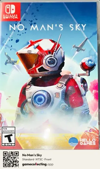 No Man's Sky Nintendo Switch, NTSC box front