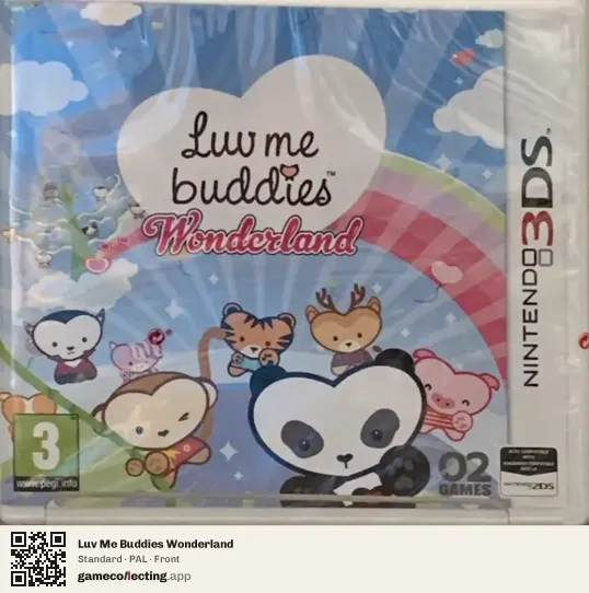 Luv Me Buddies Wonderland Nintendo 3DS, PAL box front