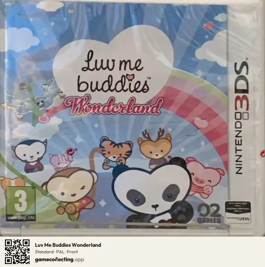 Luv Me Buddies Wonderland Nintendo 3DS, PAL box front