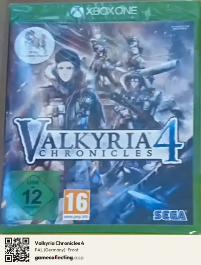 Valkyria Chronicles 4 Xbox One, Germany box front