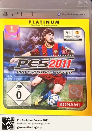 Pro Evolution Soccer 2011 PlayStation 3, Germany box front