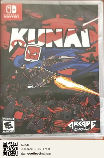 Kunai Nintendo Switch, NTSC box front