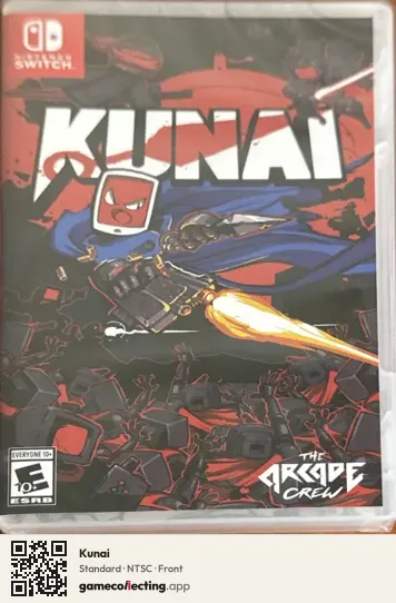 Kunai Nintendo Switch, NTSC box front
