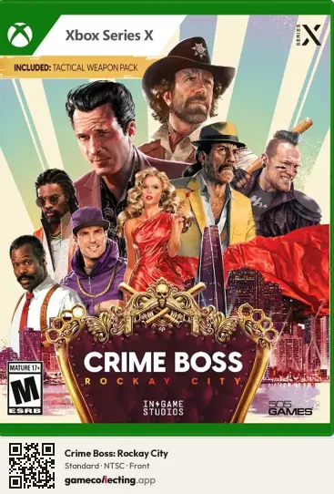 Crime Boss: Rockay City Xbox Series X, NTSC box front
