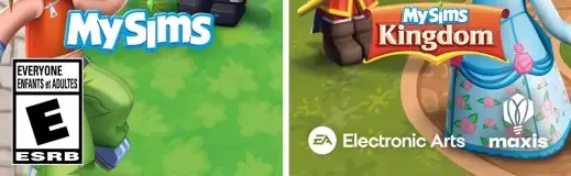 MySims: Cozy Bundle, the ESRB box on its front