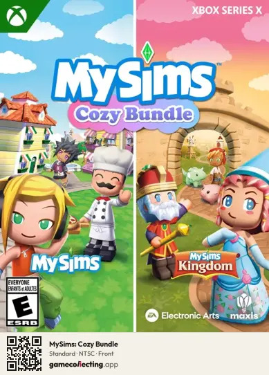 MySims: Cozy Bundle Xbox Series X, NTSC box front