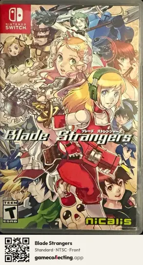 Blade Strangers Nintendo Switch, NTSC box front