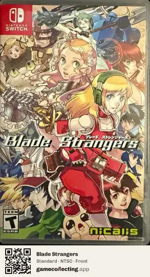 Blade Strangers Nintendo Switch, NTSC box front