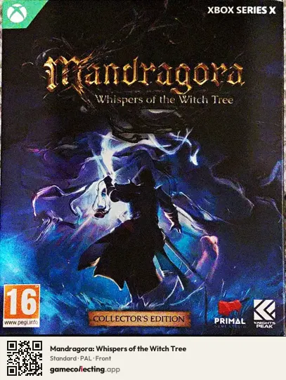 Mandragora: Whispers of the Witch Tree Xbox Series X, PAL box front