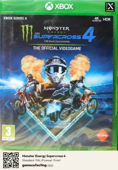 Monster Energy Supercross 4 Xbox Series X, France box front