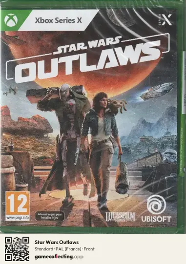 Star Wars Outlaws Xbox Series X, France box front