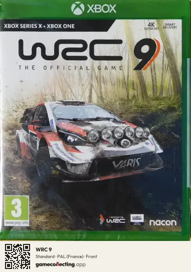 WRC 9 Xbox Series X, France box front