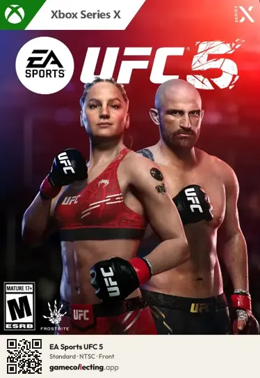 EA Sports UFC 5 Xbox Series X, NTSC box front