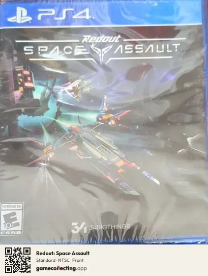 Redout: Space Assault PlayStation 4, NTSC box front