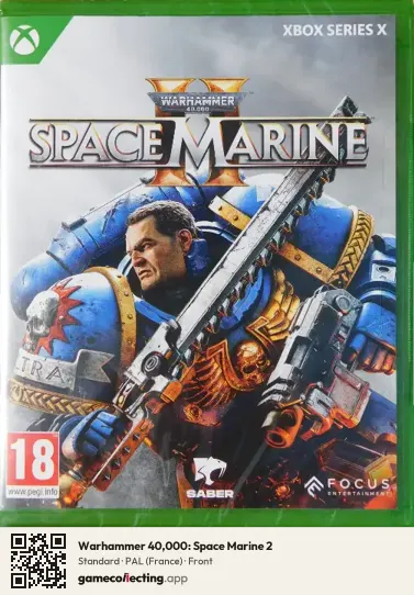 Warhammer 40,000: Space Marine 2 Xbox Series X, France box front