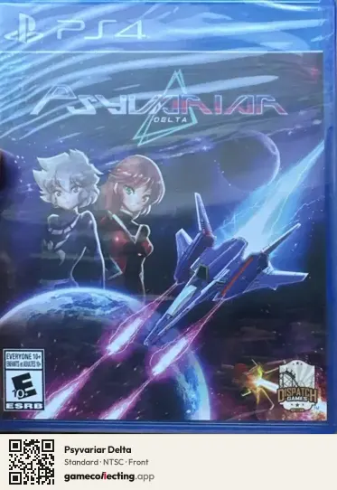 Psyvariar Delta PlayStation 4, NTSC box front