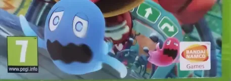 Pac-Man and the Ghostly Adventures 2, the PEGI square on its front