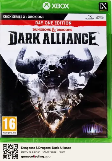 Dungeons & Dragons: Dark Alliance Xbox Series X, France box front
