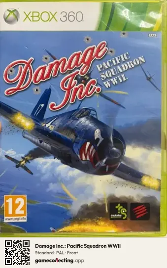 Damage Inc.: Pacific Squadron WWII Xbox 360, PAL box front