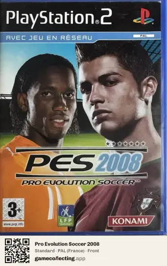 Pro Evolution Soccer 2008 PlayStation 2, France box front