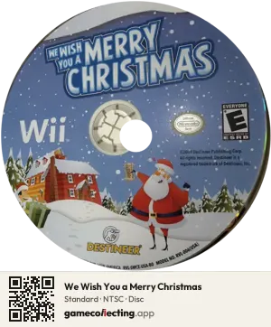 We Wish You a Merry Christmas Nintendo Wii, NTSC disc