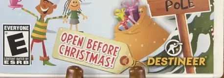 We Wish You a Merry Christmas, the ESRB box on its front