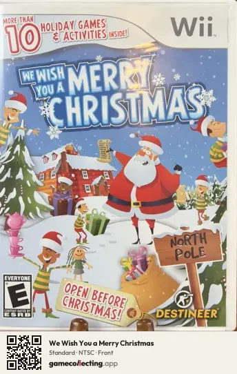 We Wish You a Merry Christmas Nintendo Wii, NTSC box front