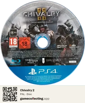 Chivalry 2 PlayStation 4, PAL disc