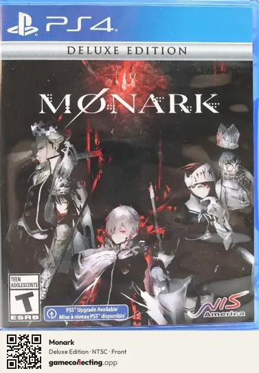Monark PlayStation 4, NTSC box front