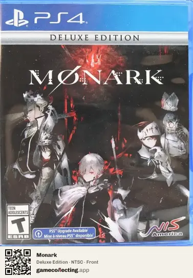 Monark PlayStation 4, NTSC box front