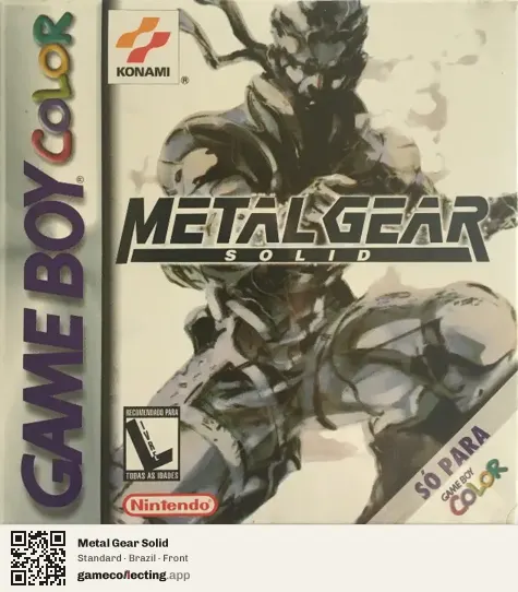 Metal Gear Solid Game Boy Color, Brazil box front