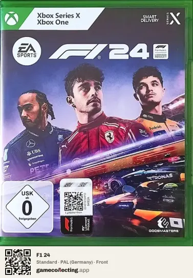 F1 24 Xbox Series X, Germany box front