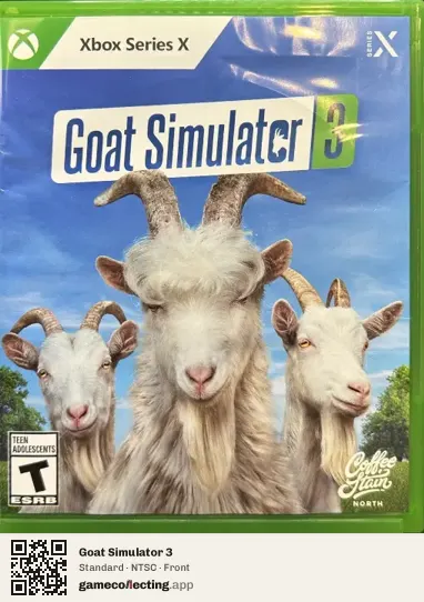 Goat Simulator 3 Xbox Series X, NTSC box front