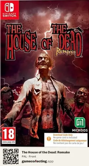 The House of the Dead: Remake Nintendo Switch, PAL box front