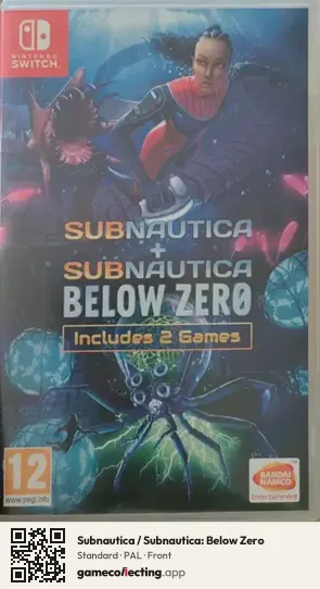 Subnautica / Subnautica: Below Zero Nintendo Switch, PAL box front