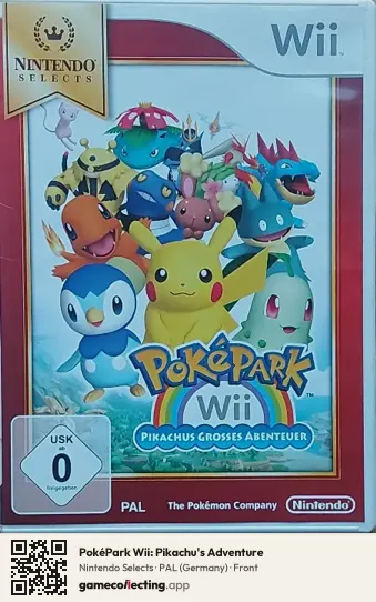 PokéPark Wii: Pikachu's Adventure Nintendo Wii, Germany box front