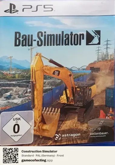 Construction Simulator PlayStation 5, Germany box front