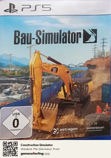 Construction Simulator PlayStation 5, Germany box front
