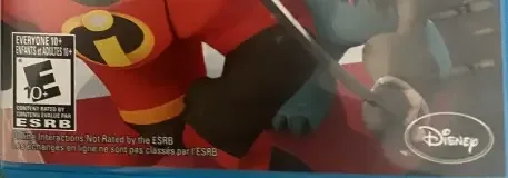 Disney Infinity, the ESRB box on its front